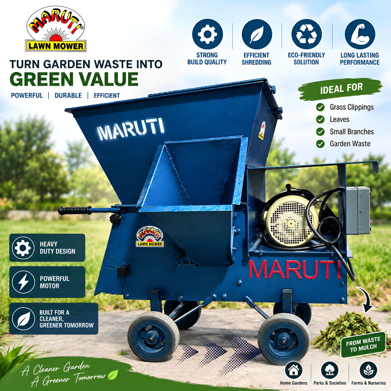 New Delhi, Farm & Garden, INR 19999,  Garden Machinery & Lawn Mower Manufacturer In India | Indian Rubber Industries
