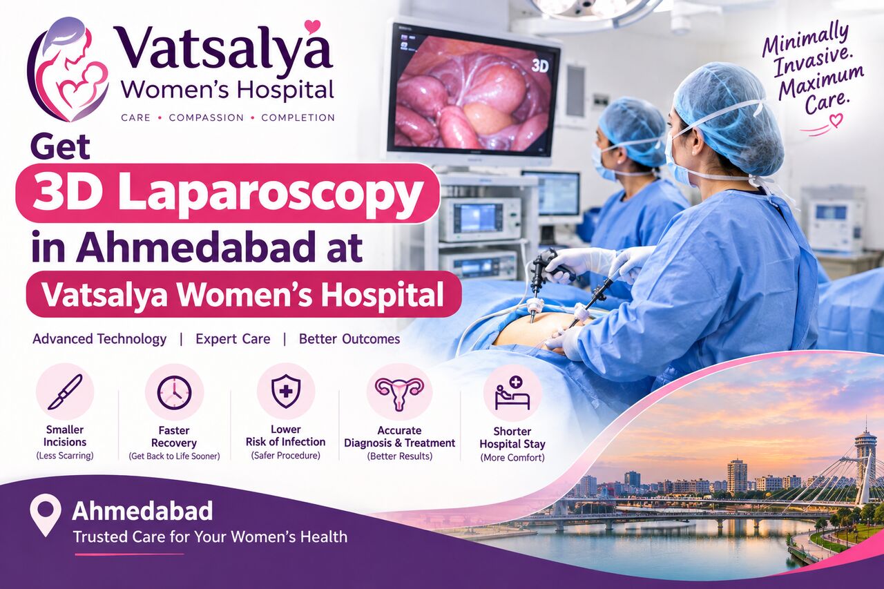 Ahmedabad, Health, Get 3D Laparoscopy In Ahmedabad At - Vatsalya Women&rsquo;s Hospital