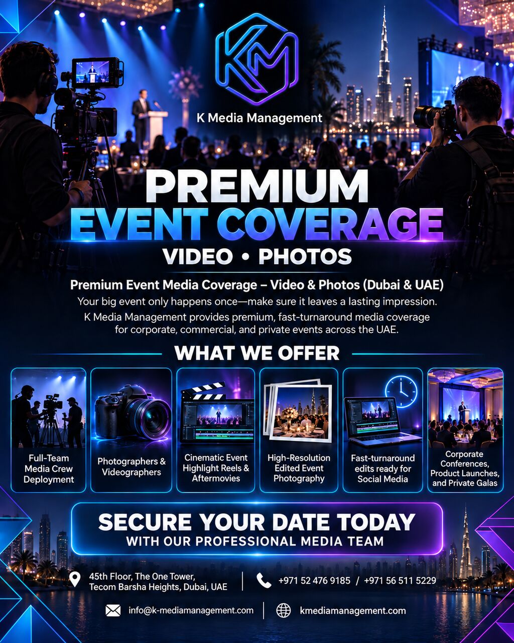 Dubai, Photography, Premium Event Photography & Videography Dubai | K Media