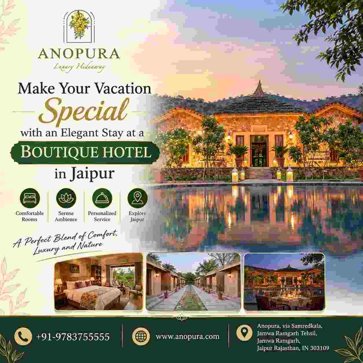 Jaipur, Restaurants, Make Your Vacation Special With An Elegant Stay At A Boutique Hotel In Jaipur