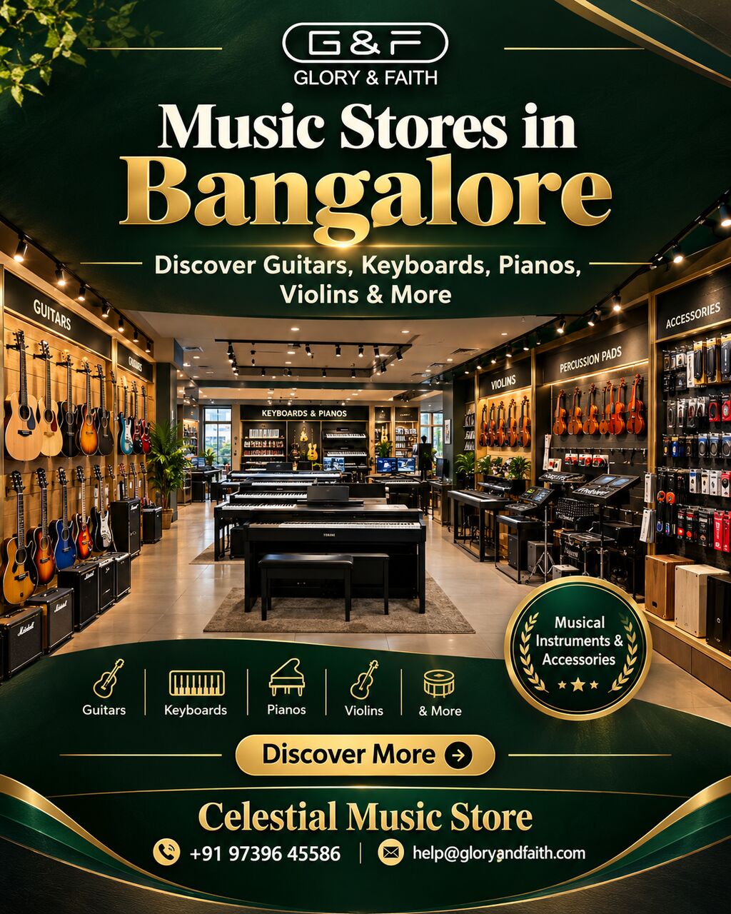 Bangalore, Marketing, Discover Quality Music Stores In Bangalore