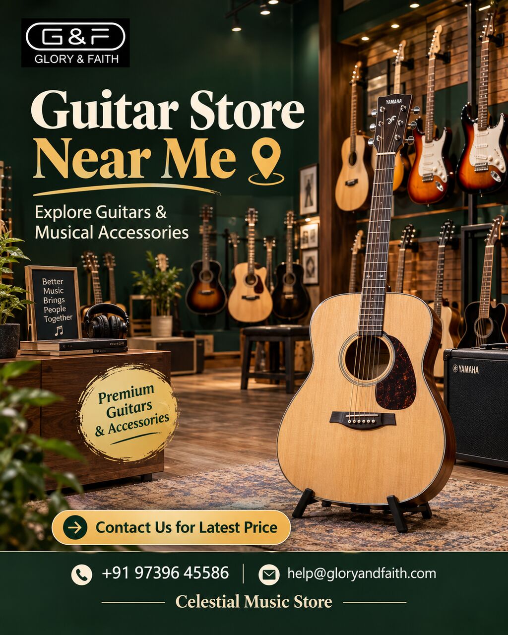 Bangalore, Marketing, Explore Trusted Guitar Stores In Bangalore