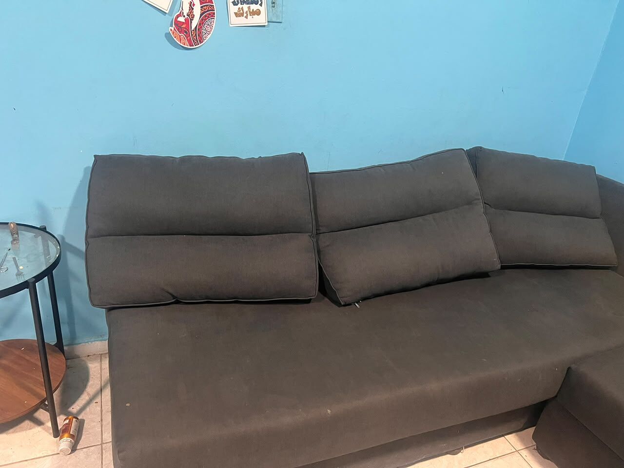 Khobar, Household Items, SAR 1100,  TV 65 Inch & 3set Sofa , 3 Round Small Tables
