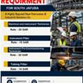 Urgently Recruitment For Jafura Aramco Project