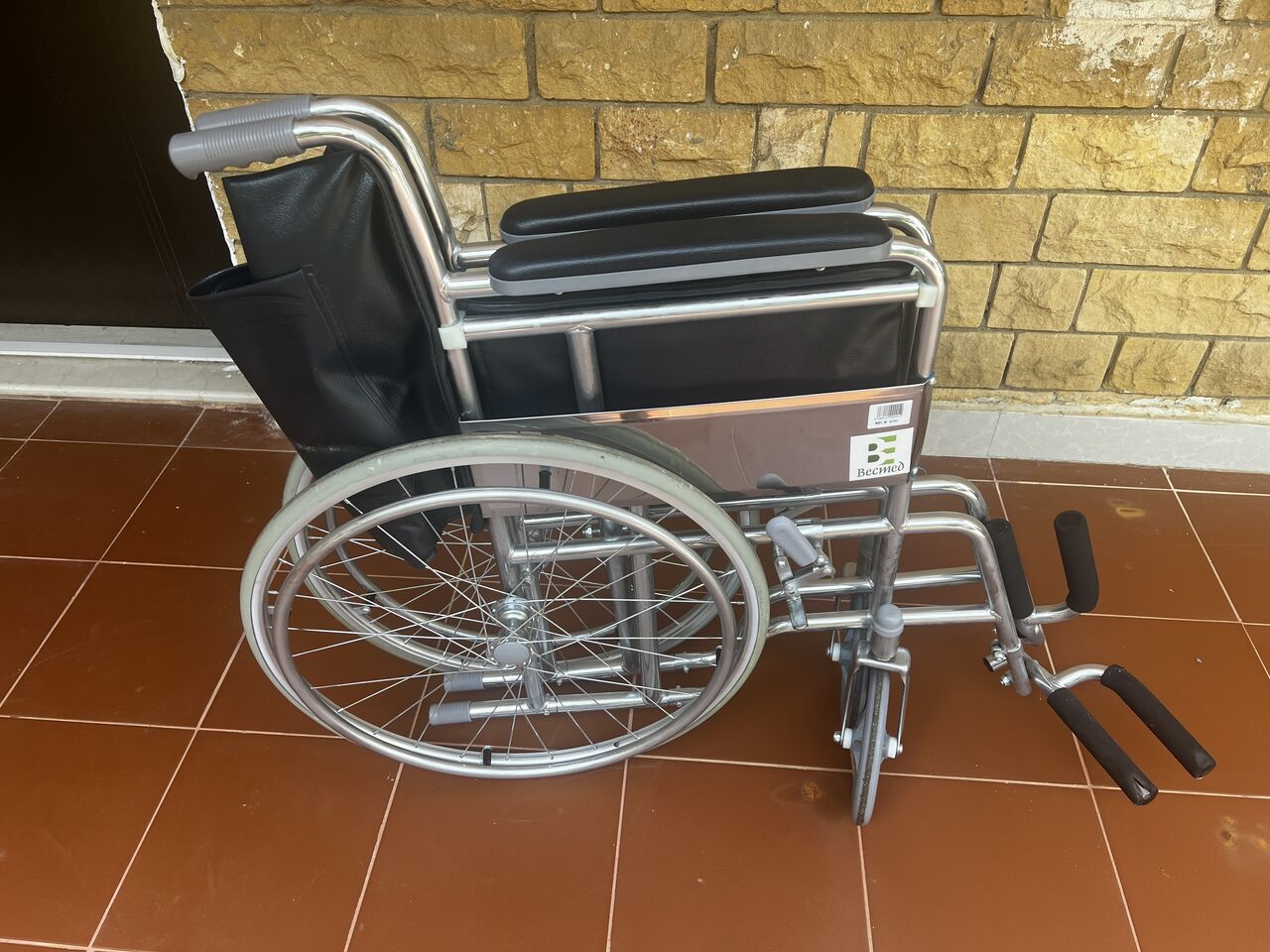 Al Khalidyia, Free Items, SAR 150,  Manual Wheelchair &ndash; Chrome Steel Frame &ndash; Excellent Condition
