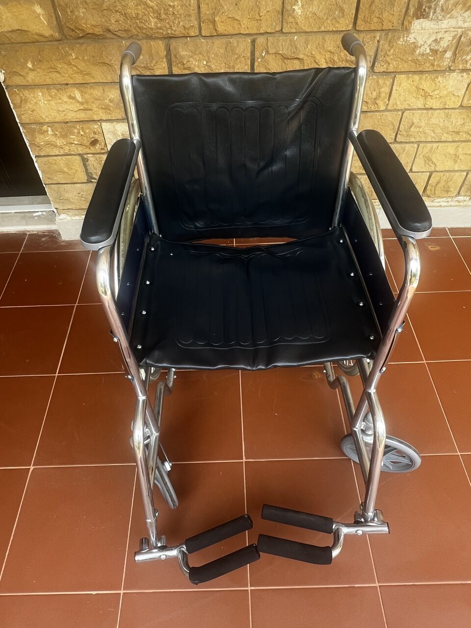 Al Khalidyia, Free Items, SAR 150,  Manual Wheelchair &ndash; Chrome Steel Frame &ndash; Excellent Condition