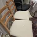 SAR 170,  2 Wooden Chairs