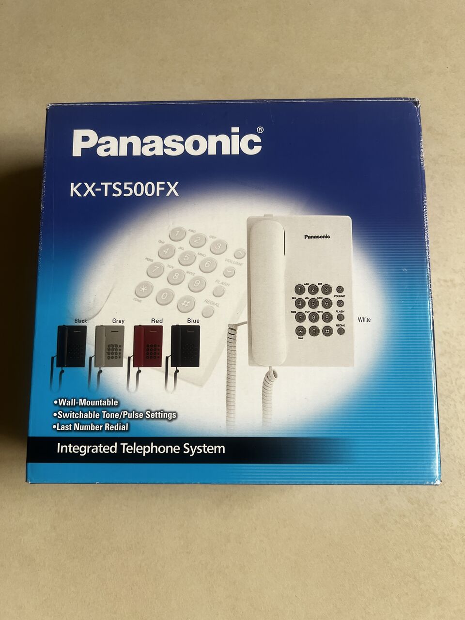 Al Khalidyia, Free Items, SAR 50,  Panasonic KX-TS500MX Corded Landline Phone &ndash; With Box