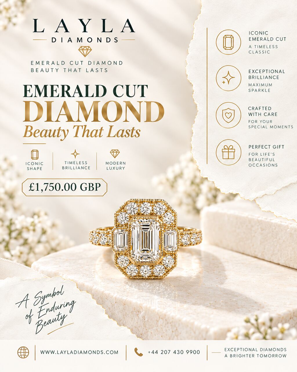 London, Items Wanted, Emerald Cut Diamond: Beauty That Lasts | Layla Diamonds