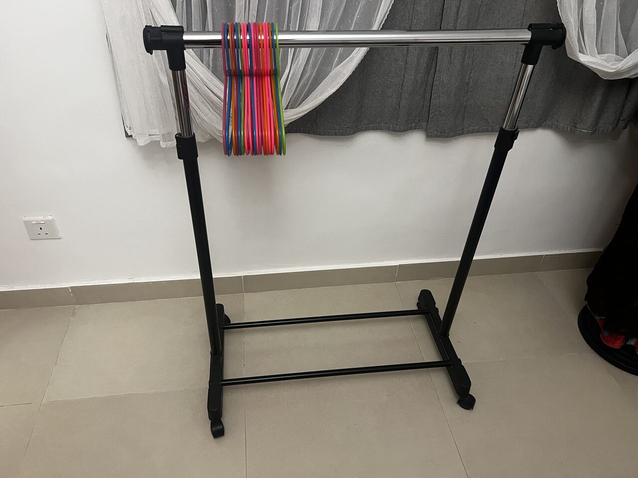 Al Khalidyia, Household Items, SAR 50,  Portable Clothing Rack &ndash; Adjustable Height &ndash; 50 SAR