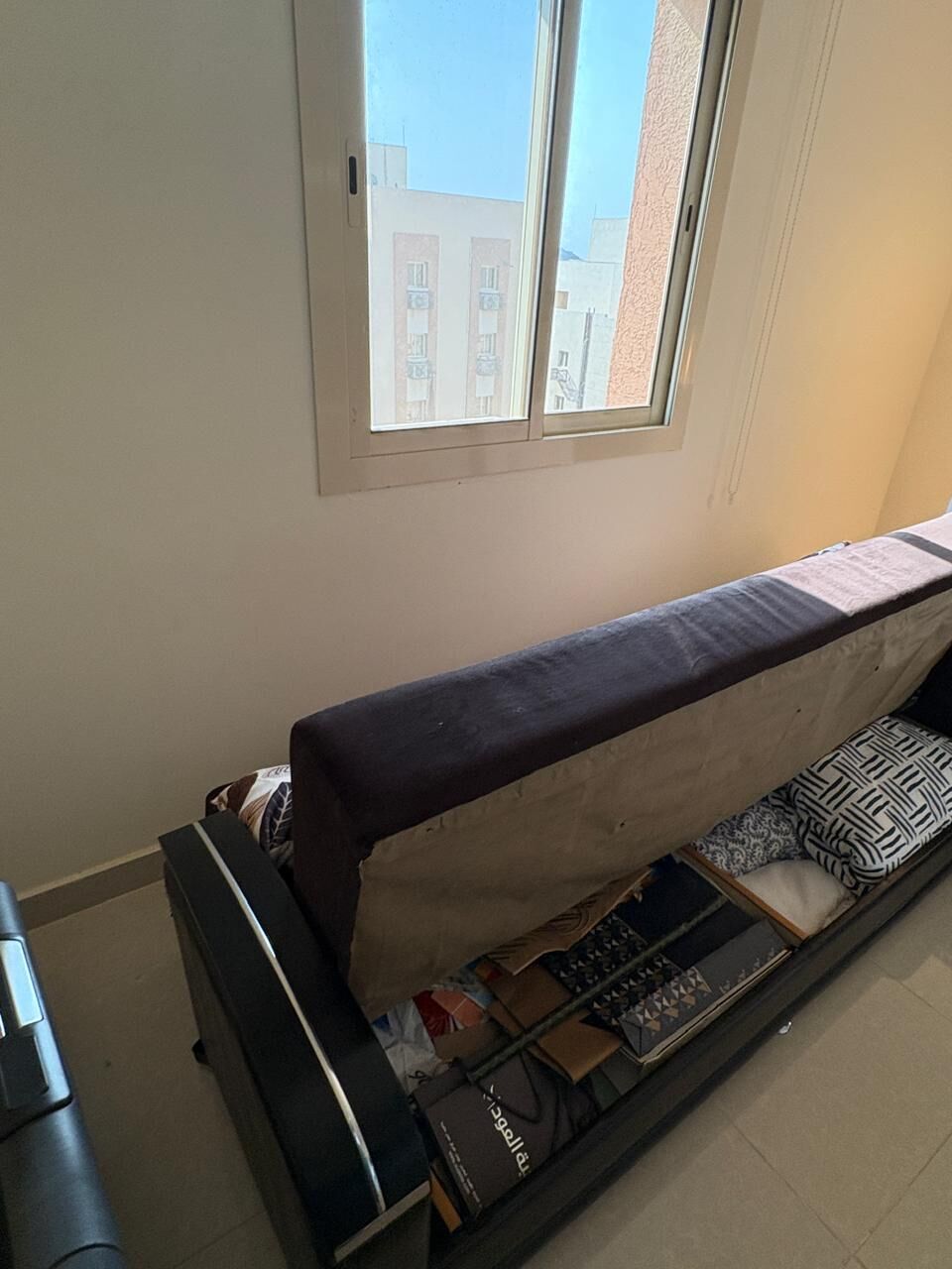 Makkah, Furniture, SAR 500,  أريكة وسرير بتصميم صندوقي    Box Type Sofa & Bed