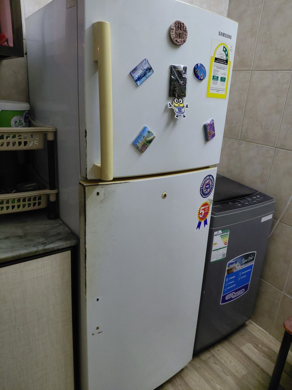 Jeddah, Household Items, SAR 300,  Refrigerator/Fridge Samsung Model RT361GKSW With A Capacity Of 9.6 Cubic Feet (270 Liters)