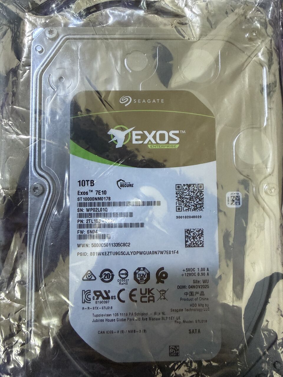 Al Aziziyah, Computers, SAR 2000,  SeaGate HDD 10TB EXOS Enterprise