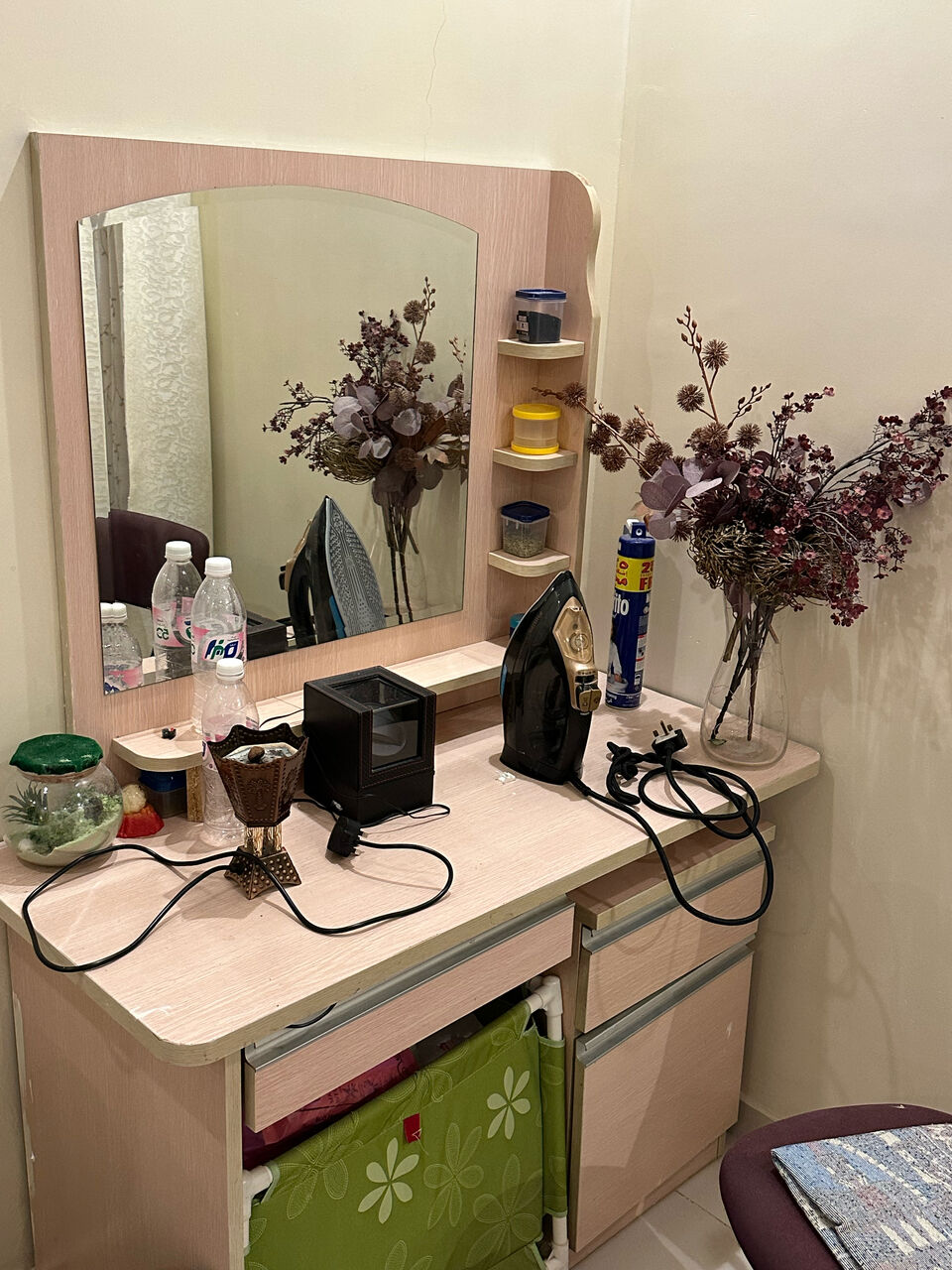 Al Rehab, Furniture, SAR 1000,  Bedroom Set - (Bed , Wardrobe, Dressing Table , 2 Lamp Tables)