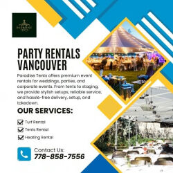 Surrey, Event Planning, Party Rentals Vancouver For Complete Outdoor Event Solutions