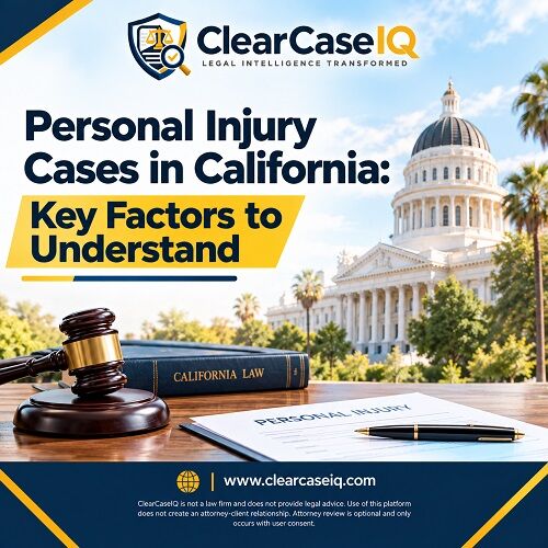 Los Angeles, Legal, Personal Injury Cases In California: Key Factors To Understand