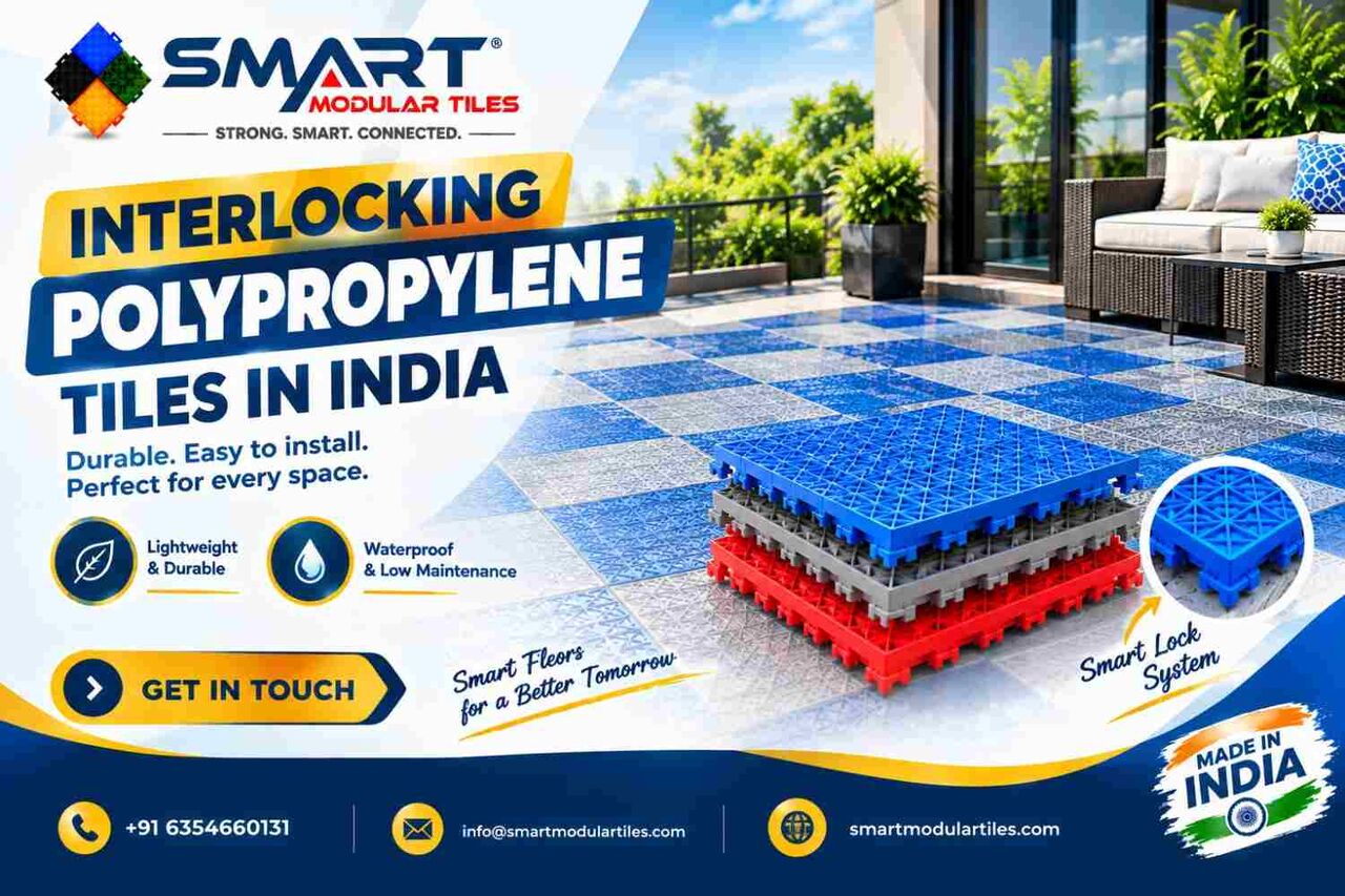 Mumbai, Construction, Interlocking Polypropylene Tiles In India