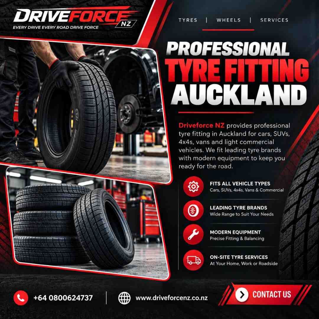 Auckland, Automotive, Tyre Fitting Auckland | Drive Force