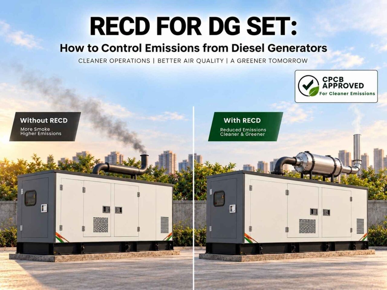 New Delhi, Industrial Machinery, RECD Kit For DG Set &ndash; Effective Solution For Diesel Generator Emission Control