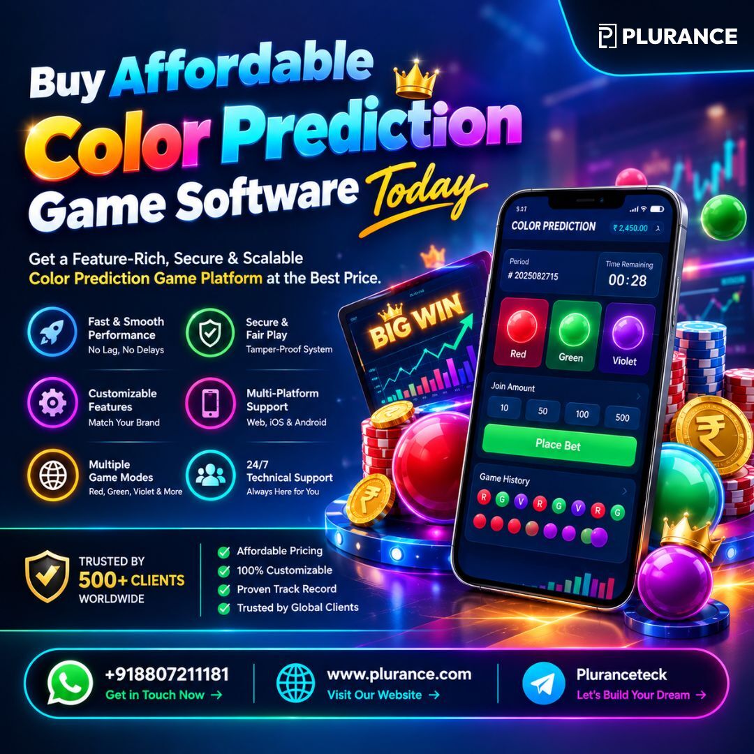 Dhaka, Software Development, Unlock Affordable Color Prediction Game Software For 2027