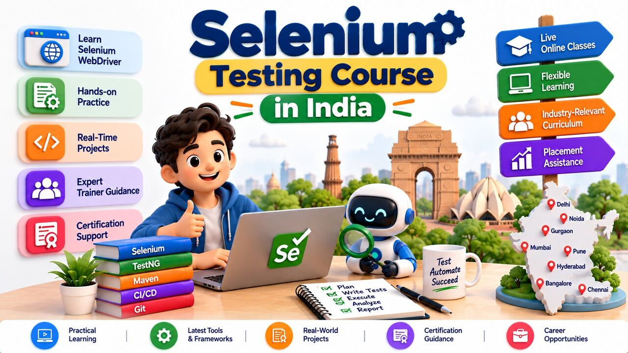 Noida, Education, Selenium Testing Course In India