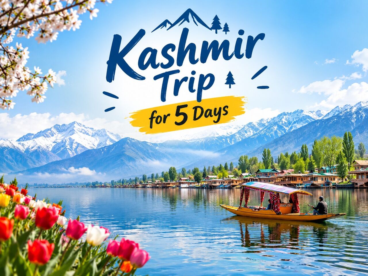 Mumbai, Travel, Kashmir Trip For 5 Days That Covering Srinagar + Gulmarg