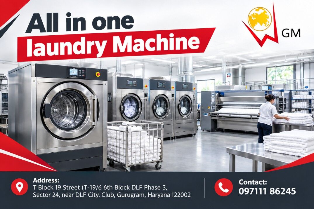 Gurugram, Cleaning, All In One Laundry Machine For Complete Fabric Care Operations