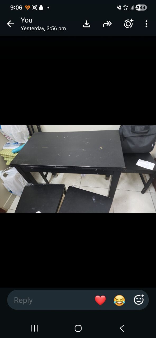 Riyadh, Furniture, SAR 200,  Dinning Table With Chairs -Urgent Sale