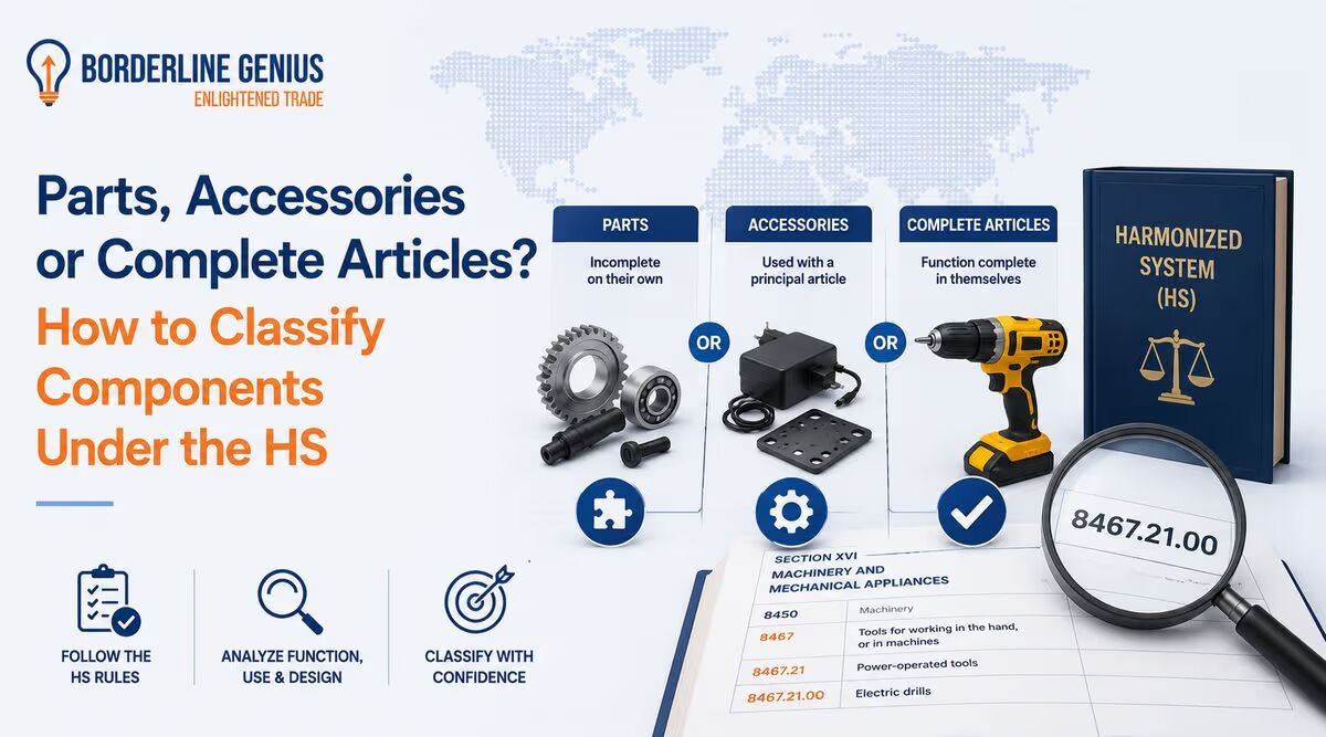 New York, Business, Parts, Accessories Or Complete Articles? How To Classify Components Under The HS