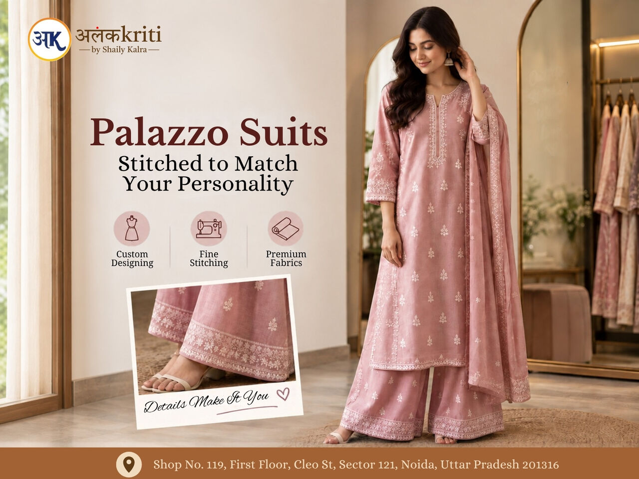 Noida, Fashion & Design, Clothing Boutique For Ladies In Noida For Personalised Stitching