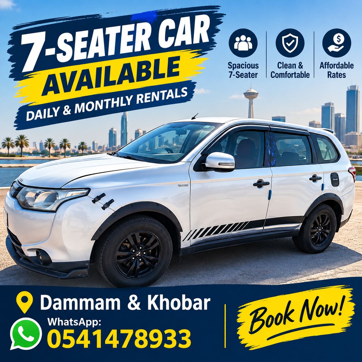 Dammam, Automotive, Cars 7-Seater Car Available Daily And Monthly