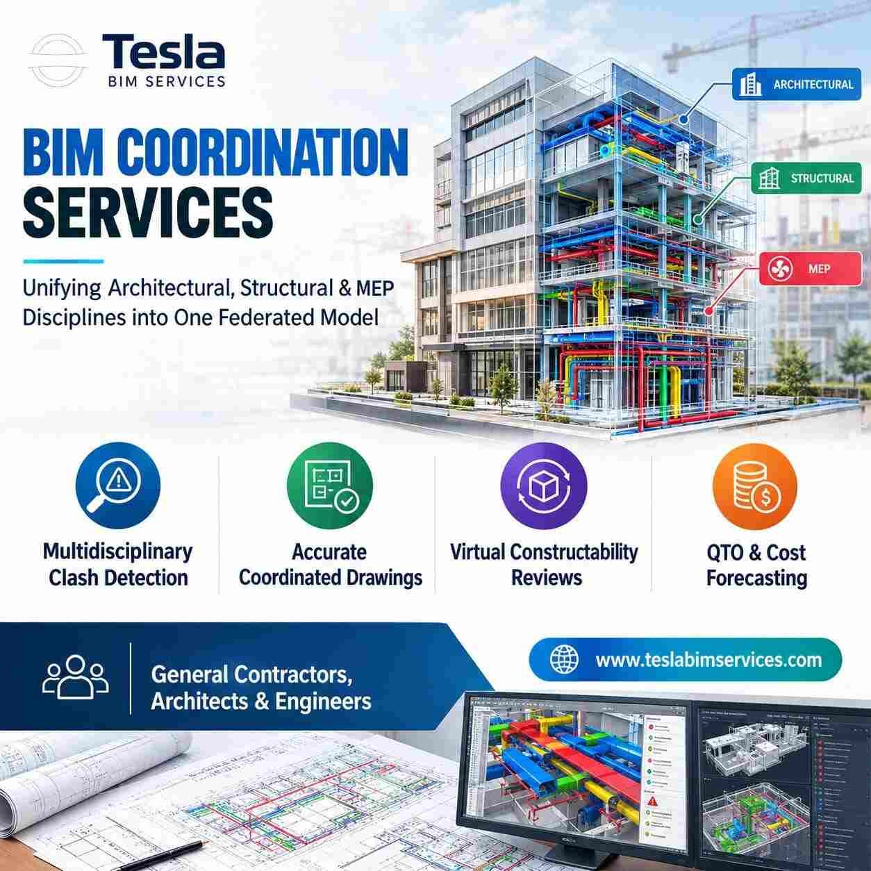 New York, Construction, BIM Coordination Services For Clash-Free Construction And Seamless Project Delivery