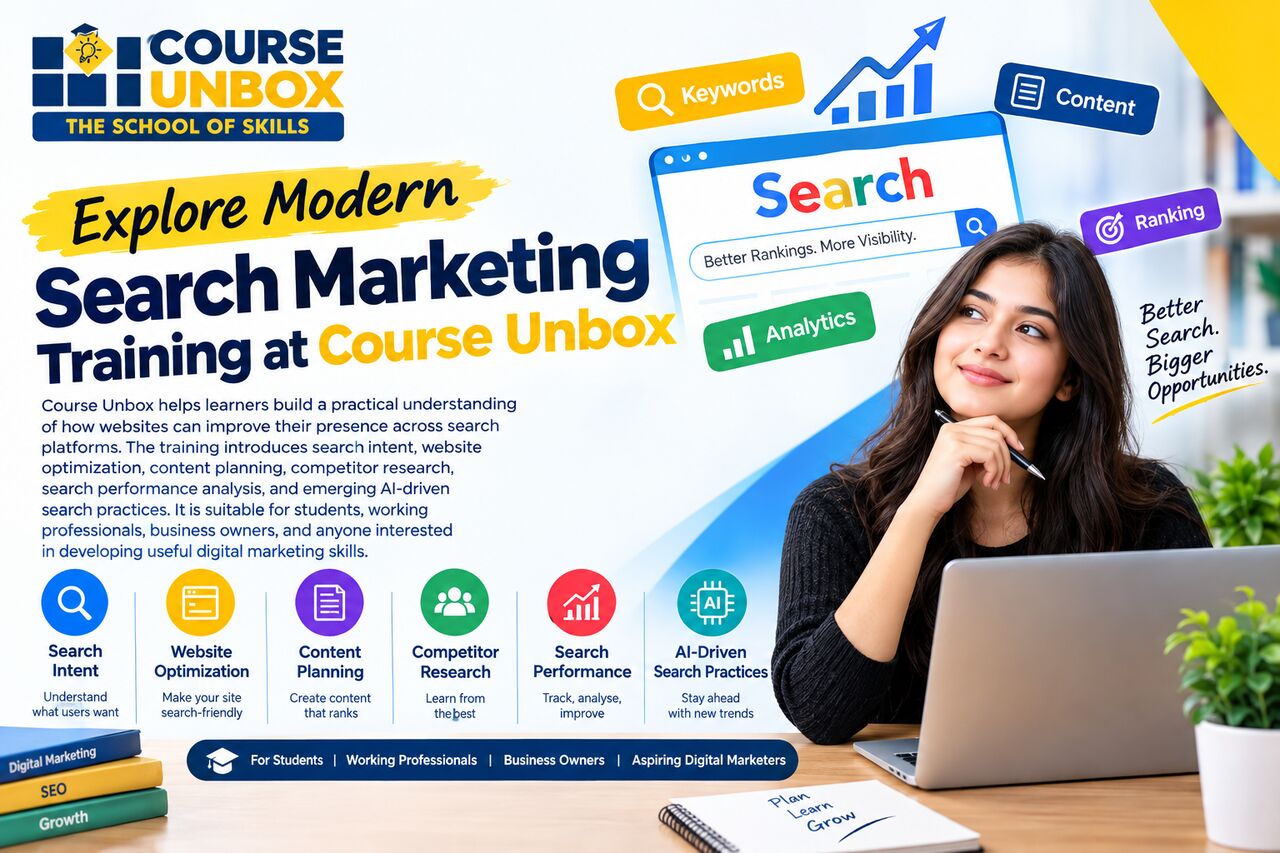 Noida, Career Counseling, Explore Modern Search Marketing Training At Course Unbox