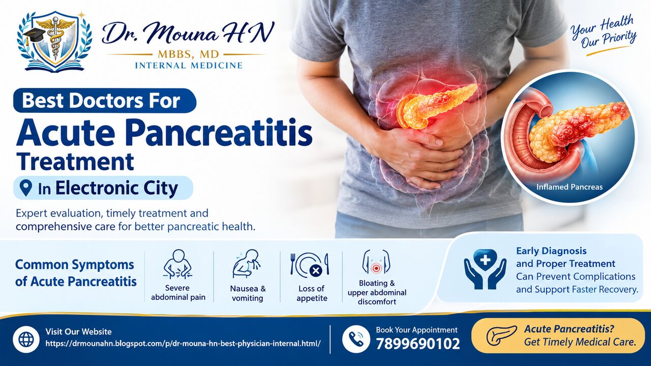 Bangalore, Health, Best Doctors For Acute Pancreatitis Treatment In Electronic City