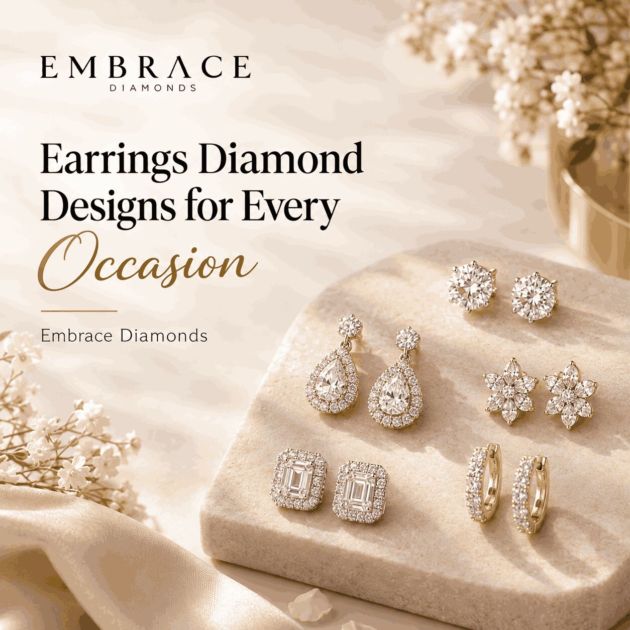 New Delhi, Jewelry, Earrings Diamond Designs For Every Occasion | Embrace Diamonds