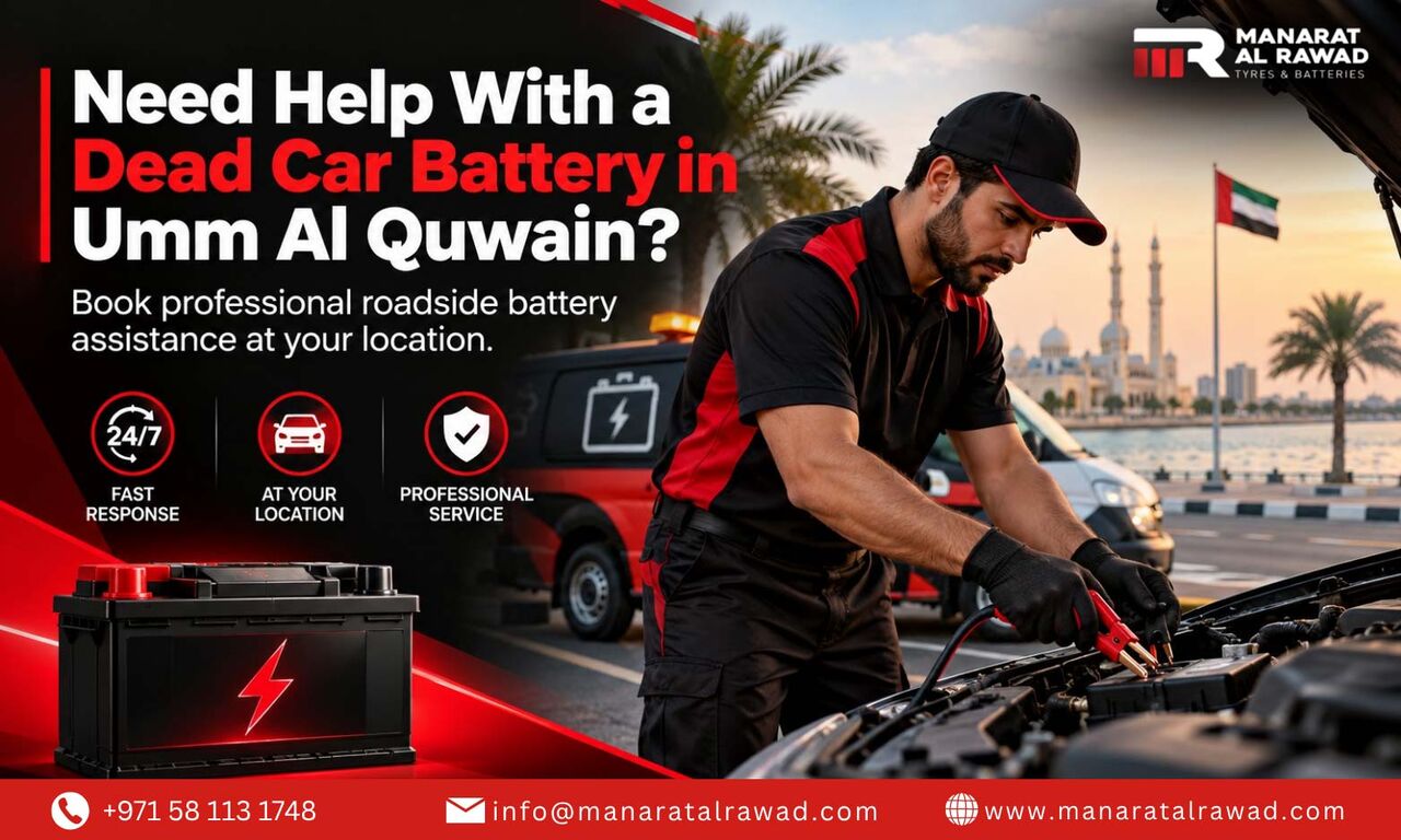 Dubai, Automotive, Need Help With A Dead Car Battery In Umm Al Quwain? Get Fast Roadside Assistance
