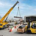 Cranes And Froklifts And Boom Truck