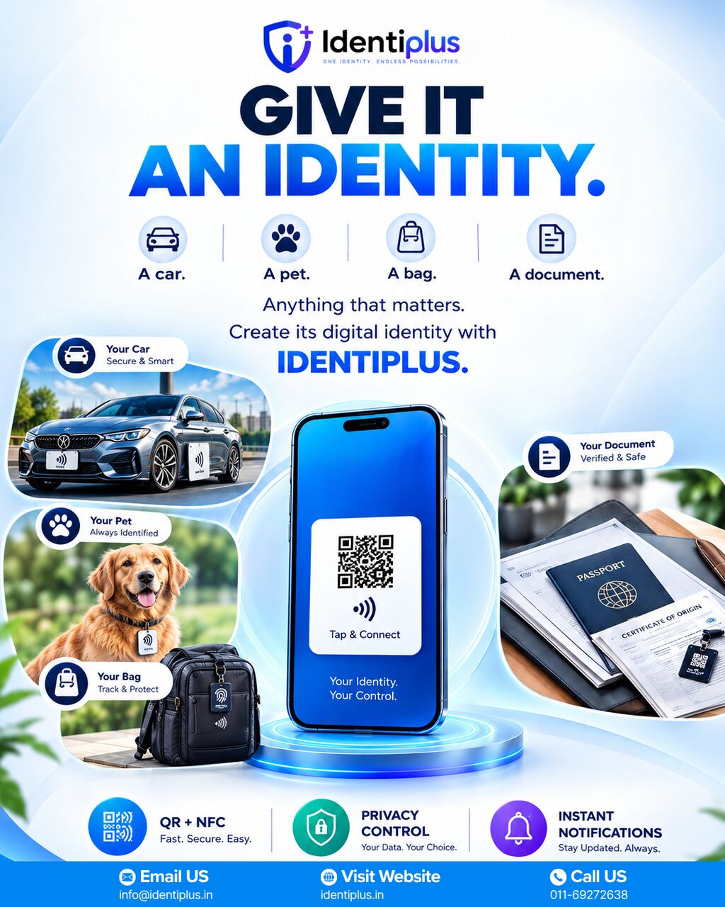 Noida, Technical, Identiplus: Where QR Technology Meets Smart Identification