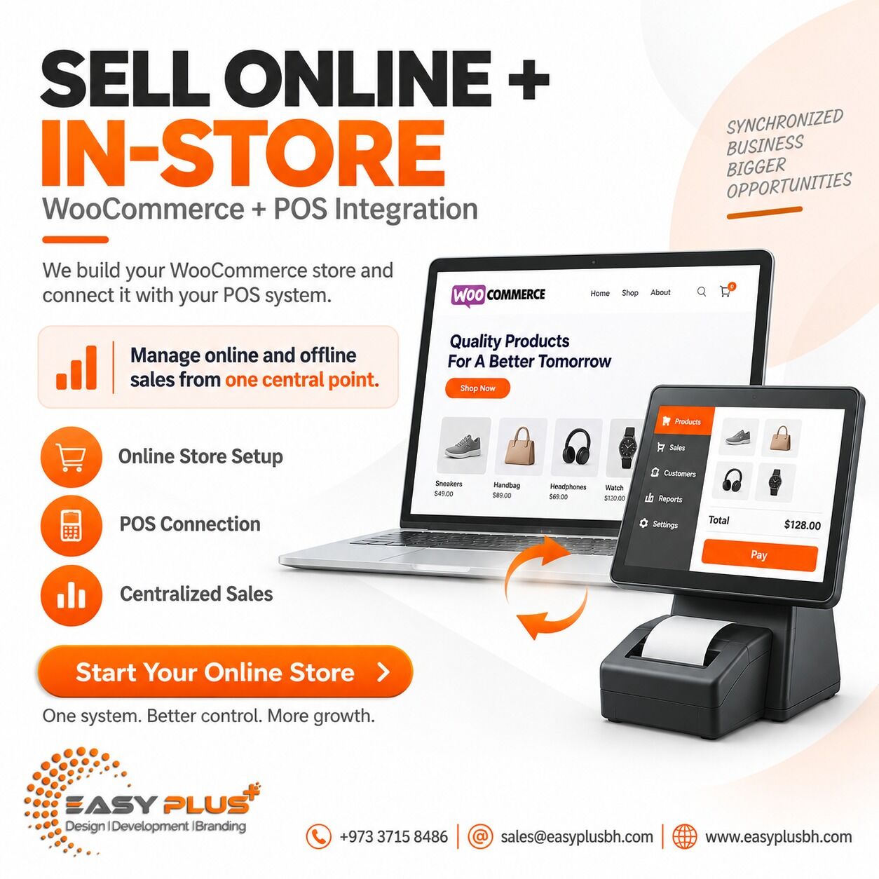 Manama, Software, BHD 500,  Sell Online + In-Store With One Powerful System