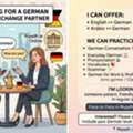 🇩🇪 LOOKING FOR A GERMAN LANGUAGE EXCHANGE PARTNER
