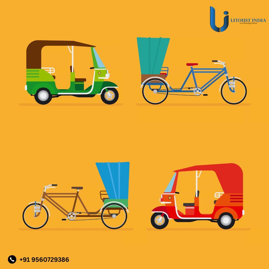 Greater Noida, Business, Auto & E-Rickshaw Branding In India | Litoust India