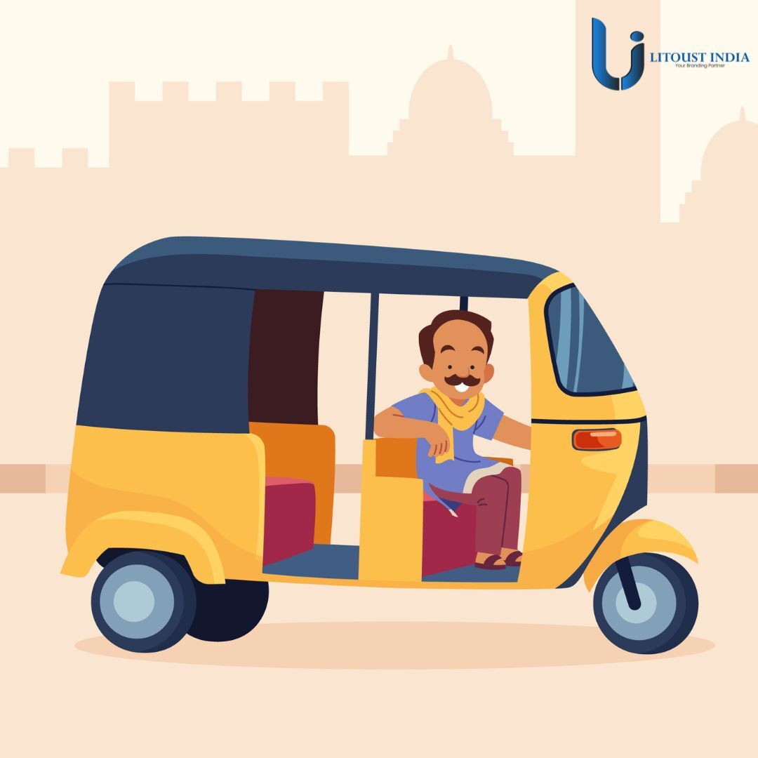 Greater Noida, Business, Auto & E-Rickshaw Branding In India | Litoust India