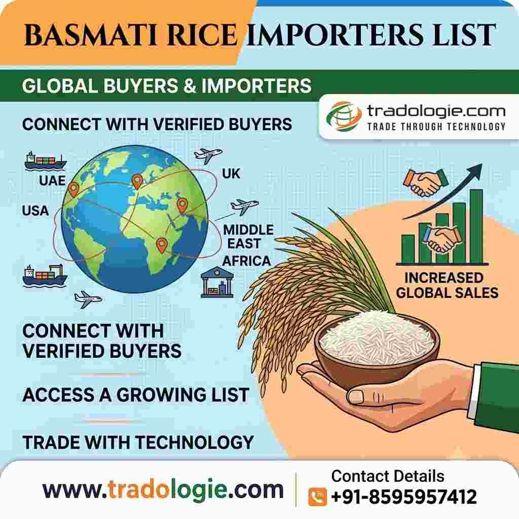 Lucknow, Food, INR 25,  Basmati Rice Importers List | Global Buyers & Importers