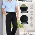INR 1249,  Everyday Essential Black Cargo Pants For Men