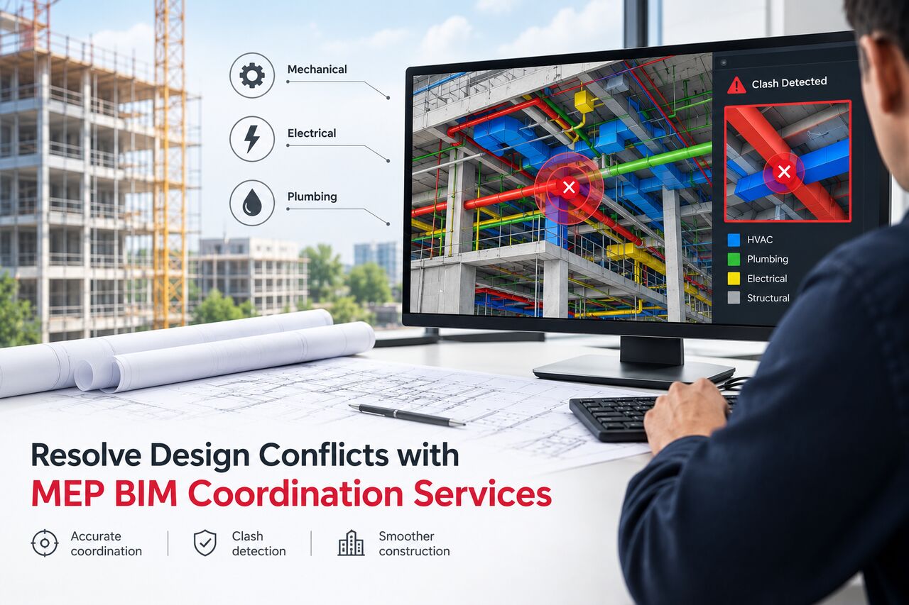 Melbourne, Business, Resolve Design Conflicts With MEP BIM Coordination Services