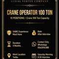 Need Crane Operator 100ton