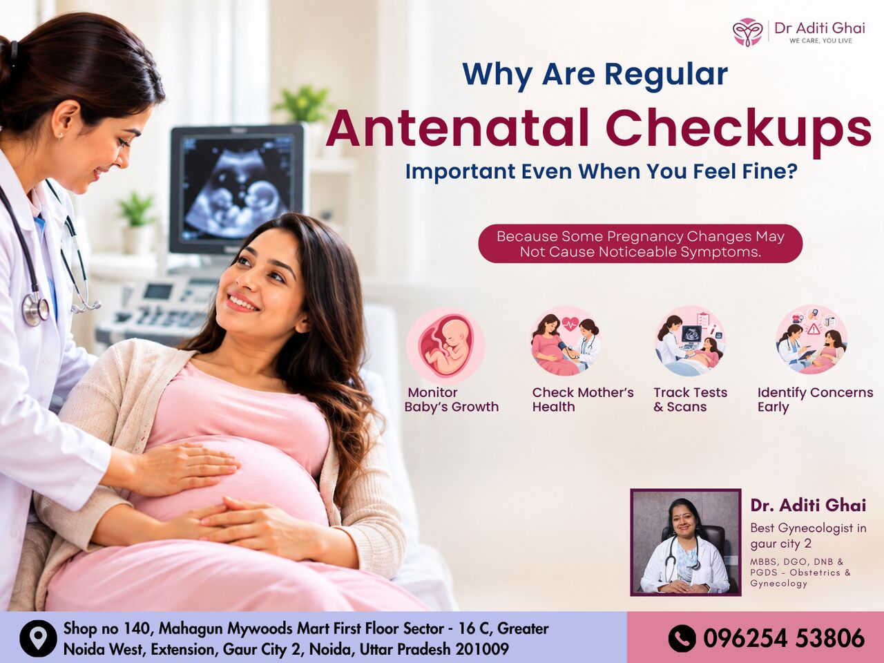 Greater Noida, Health & Beauty Items, Why Is Antenatal Care Important? Consult A Gynecologist In Gaur City 2