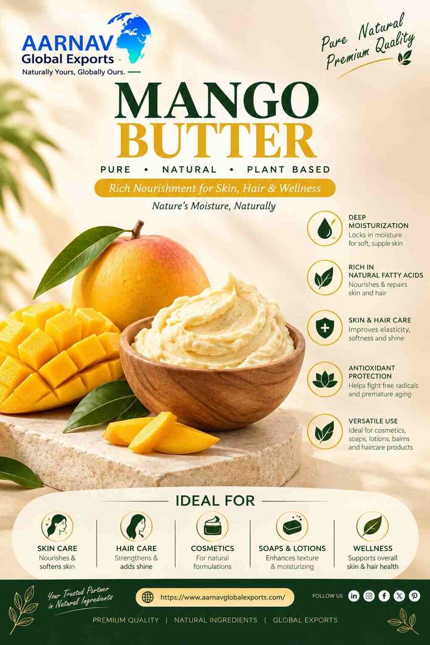 Mumbai, Health & Beauty Items, Mango Butter &ndash; Bulk & Wholesale Supplier From India