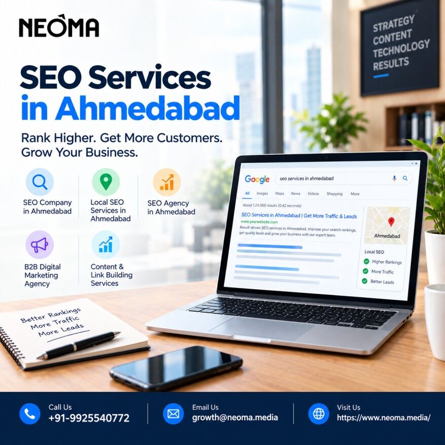 Ahmedabad, Marketing, SEO Services In Ahmedabad For Businesses That Want Sustainable Search Visibility