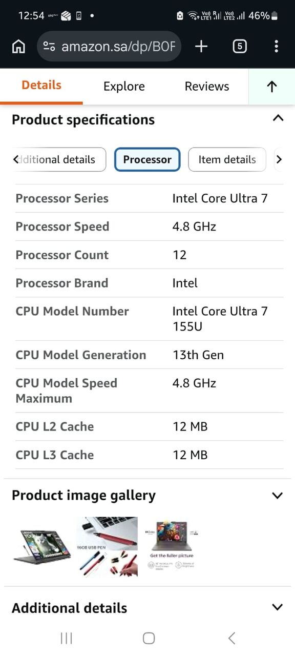 Hara, Computers, SAR 4250,  Lenovo Yoga 7i 2 In 1 Laptop 16"